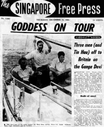 Ganga Devi in The Singapore Free Press
