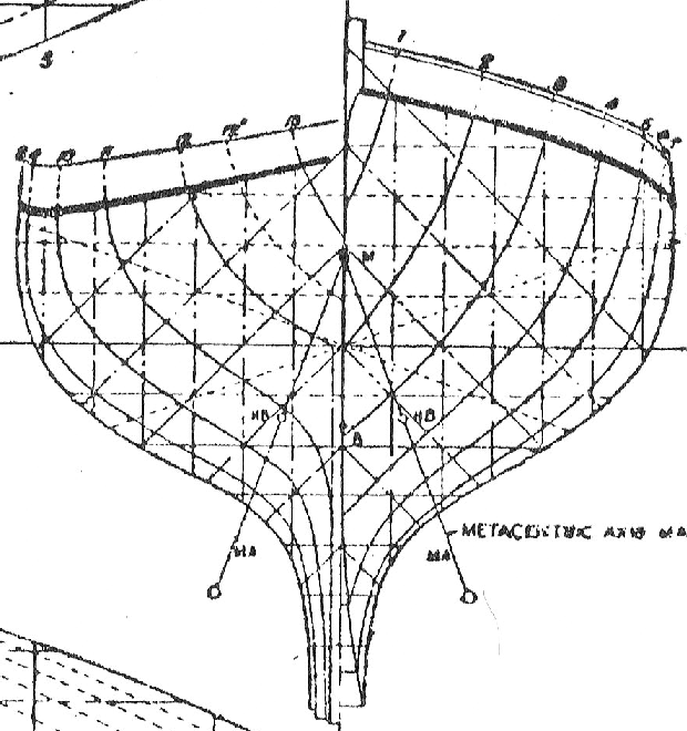 Sinah, end elevations, design, Harrison Butler