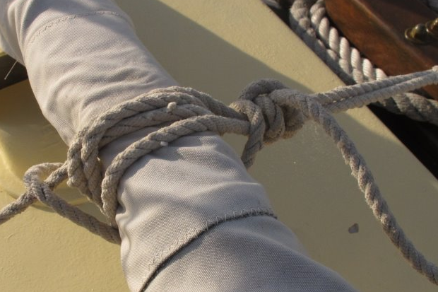 The Tiller Lashing