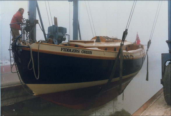 Fiddler's Green, an Englyn class Harrison Butler yacht