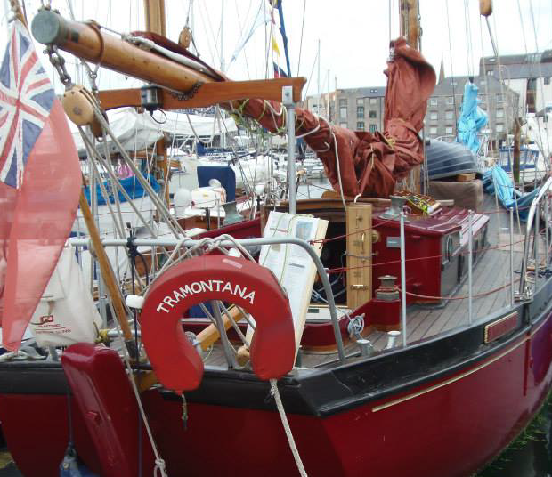 Tramontana at Plymouth Classic Boat Regatta, August 2014